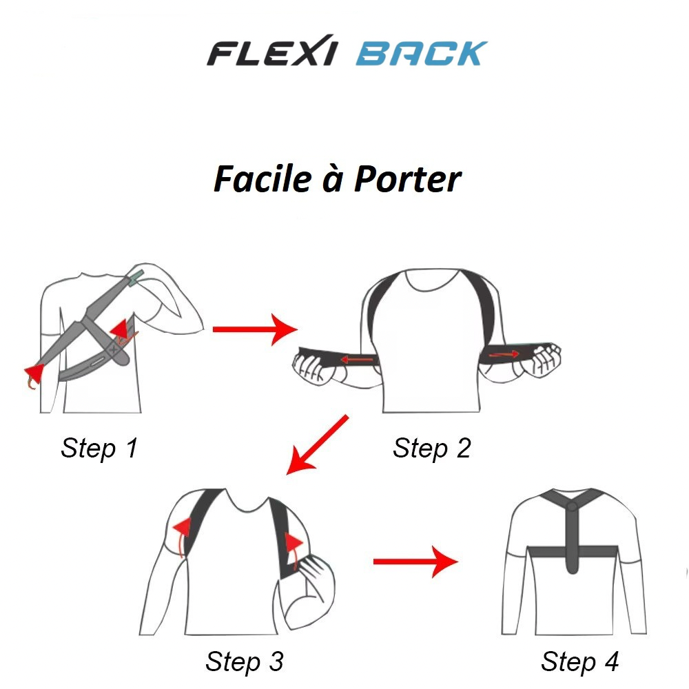 Correcteur de Posture Dorsale Réglable